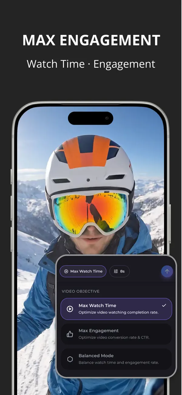 Viralux iOS 优化目标产品界面
